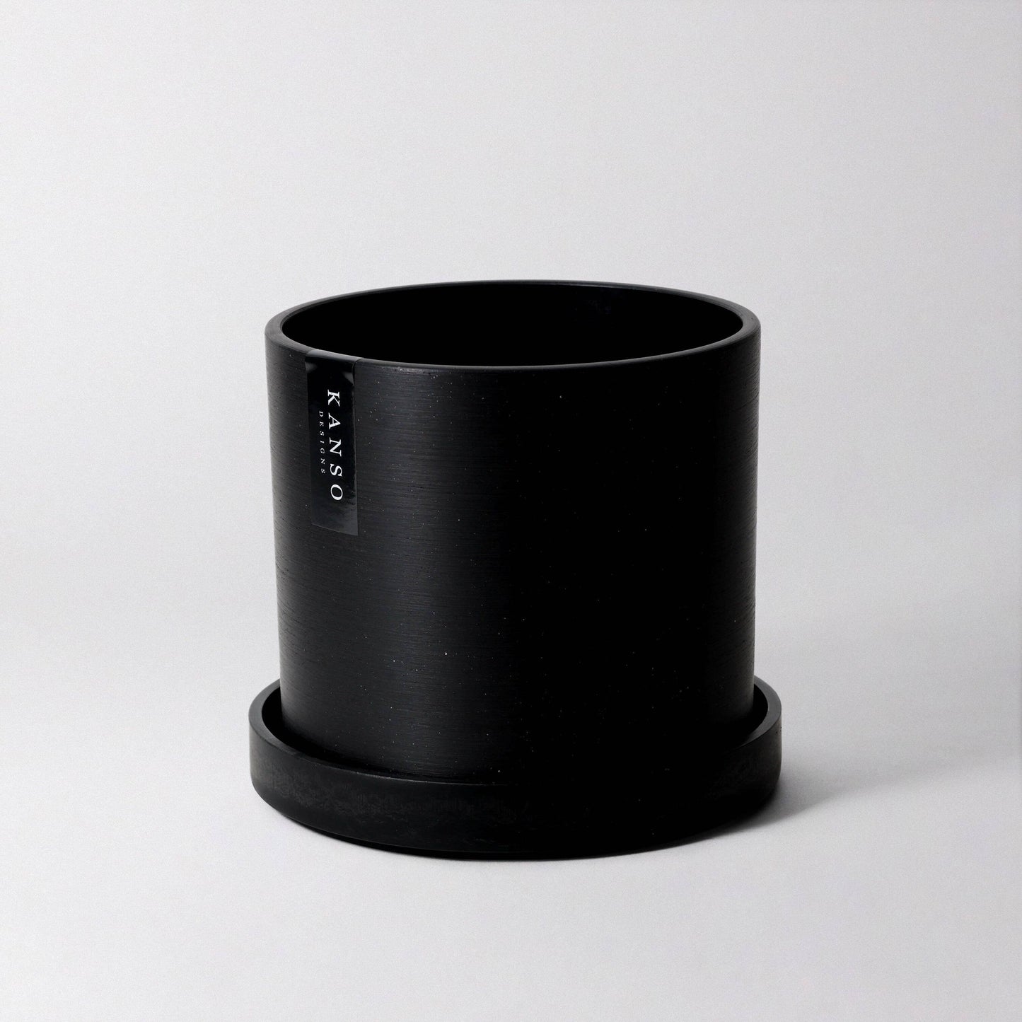 7" & 4" Signature Planters & Saucer | Earth Tones: 7" Only / Black