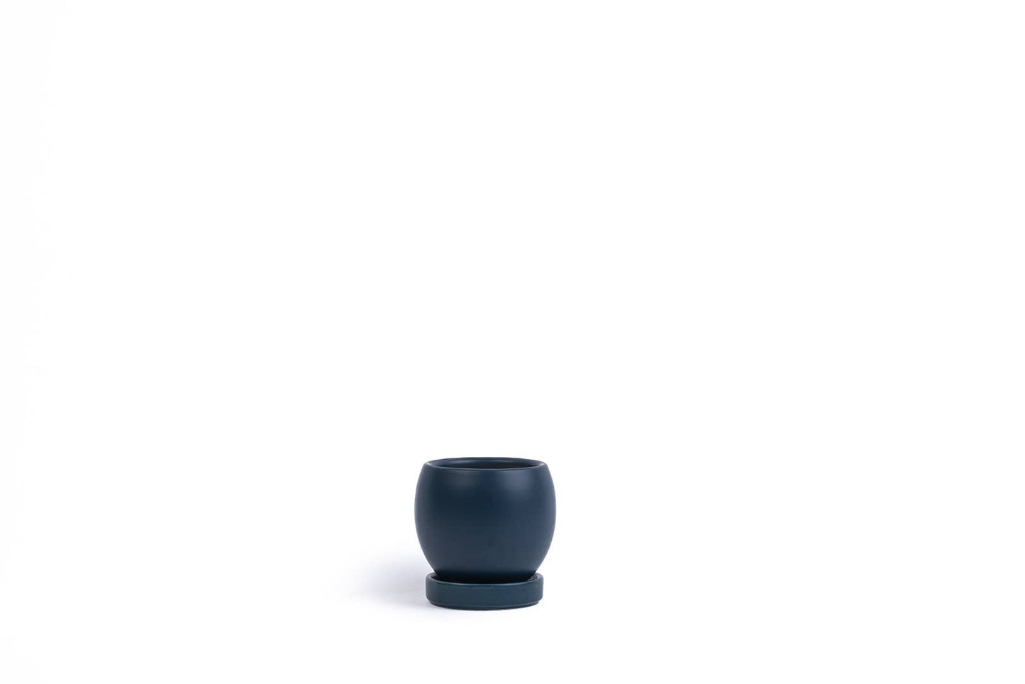 4.25" Bollé Pots w/Water Saucers - 8pc/cspk