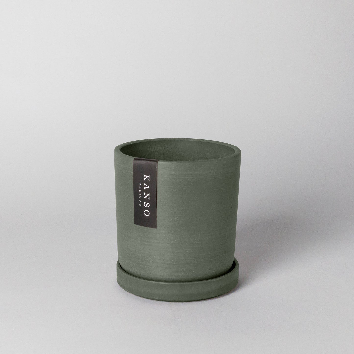 7" & 4" Signature Planters & Saucer | Earth Tones: 7" Only / Black