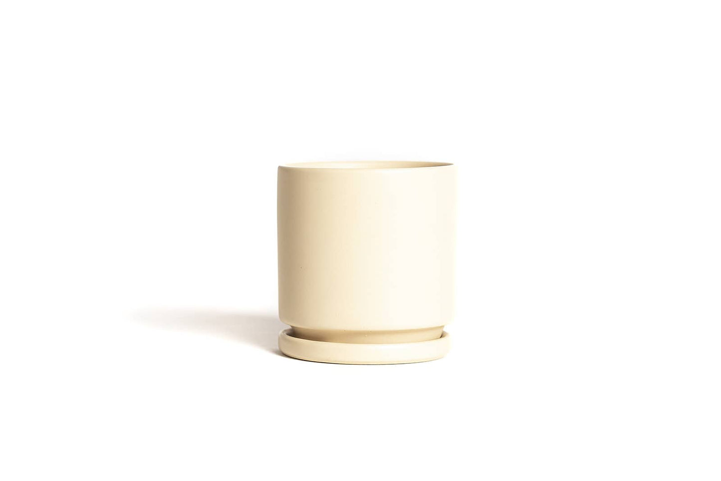 4.5" Gemstone Cylinder Pots with Water Saucers