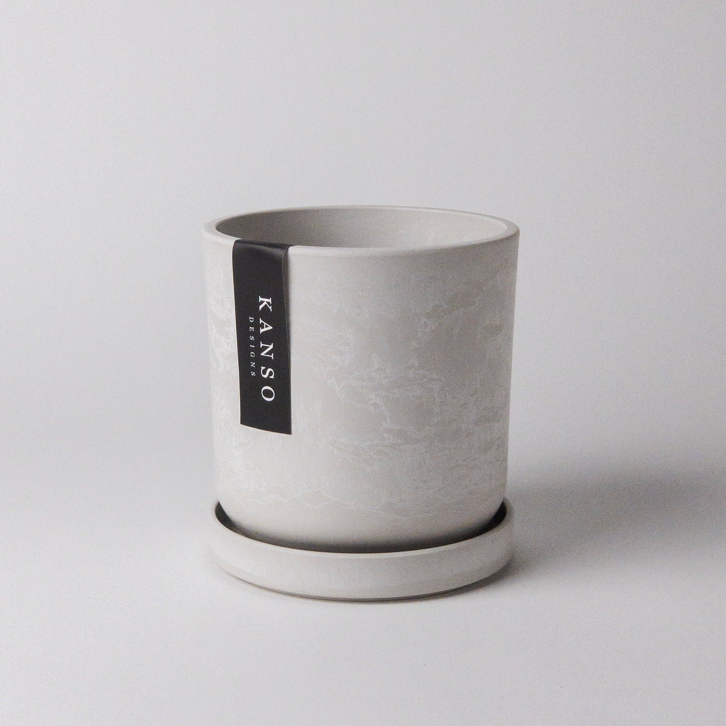 7" & 4" Signature Planters & Saucer | Earth Tones: 7" Only / Black