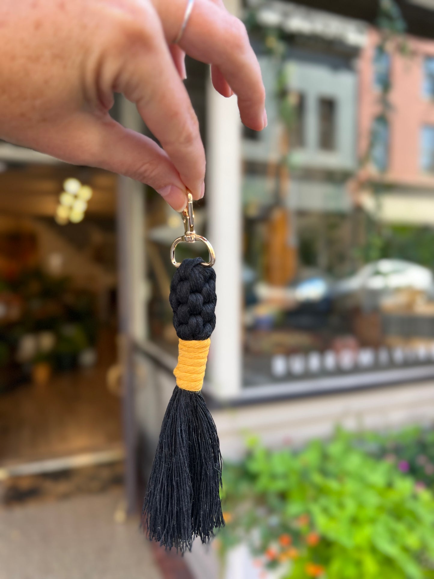 QCMM Macrame Keychain