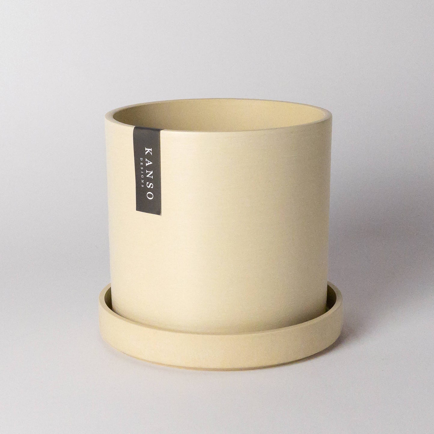 7" & 4" Signature Planters & Saucer | Earth Tones: 7" Only / Black