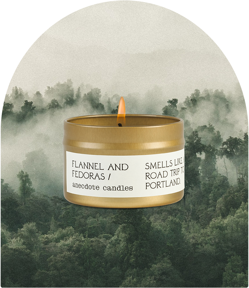 Flannel & Fedoras (Oakmoss & Amber) Candle