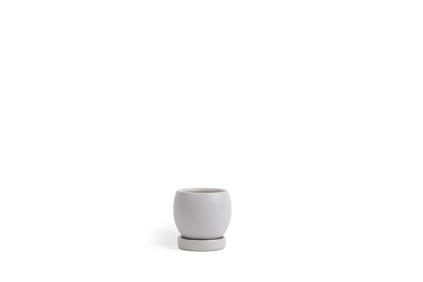 4.25" Bollé Pots w/Water Saucers - 8pc/cspk