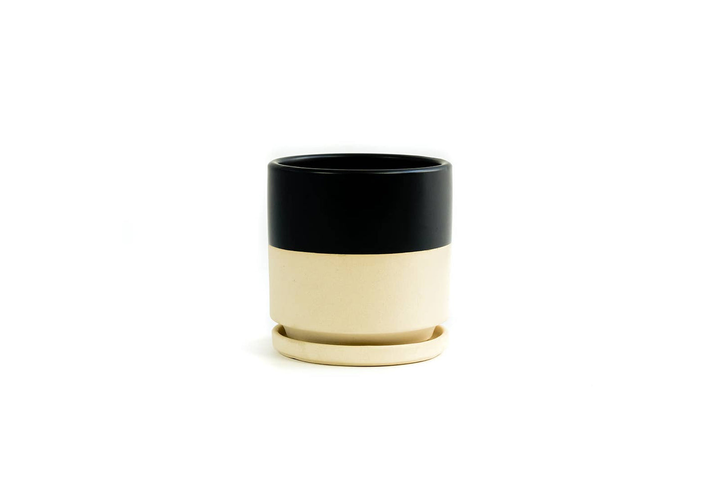 4.5" Gemstone Cylinder Pots with Water Saucers