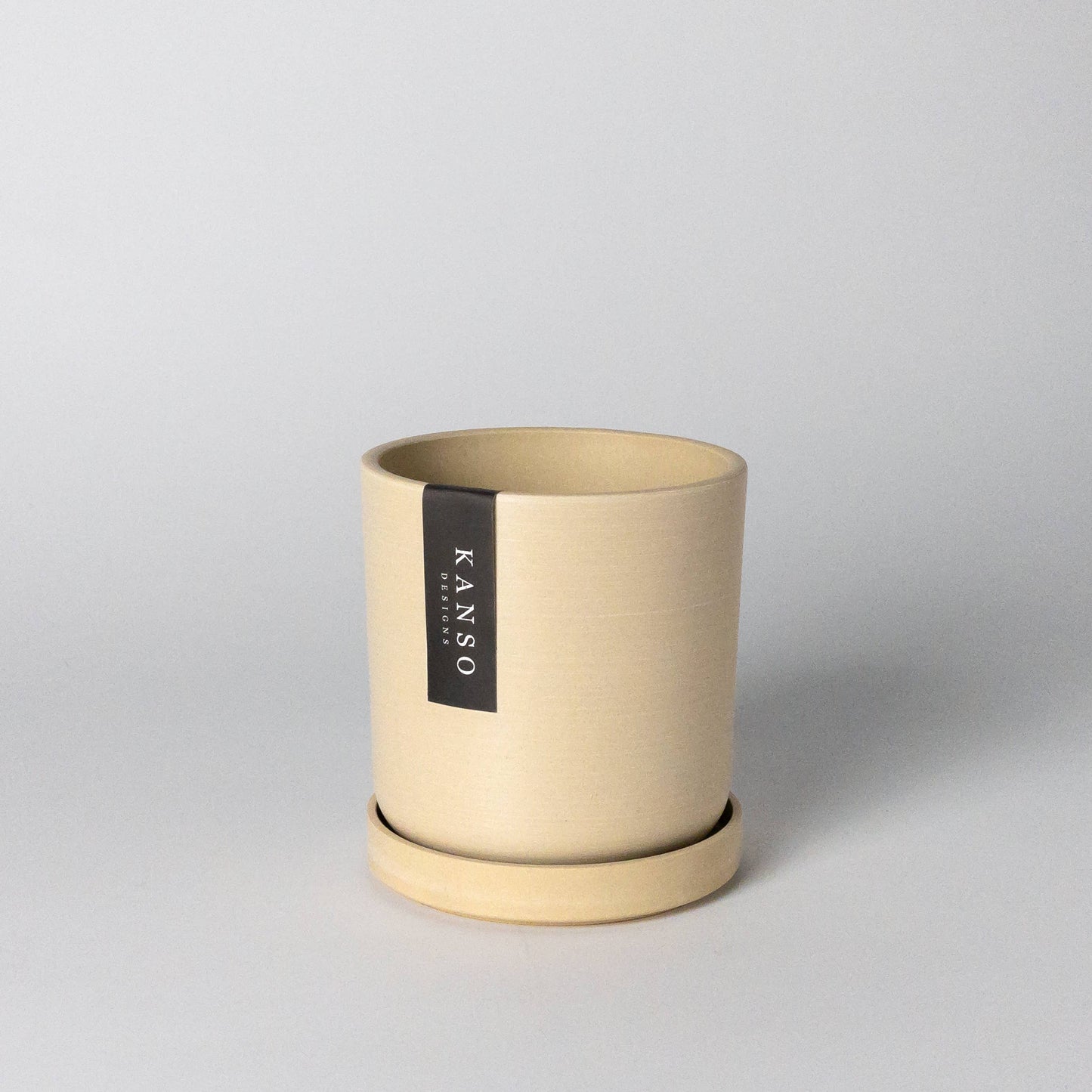 7" & 4" Signature Planters & Saucer | Earth Tones: 7" Only / Black
