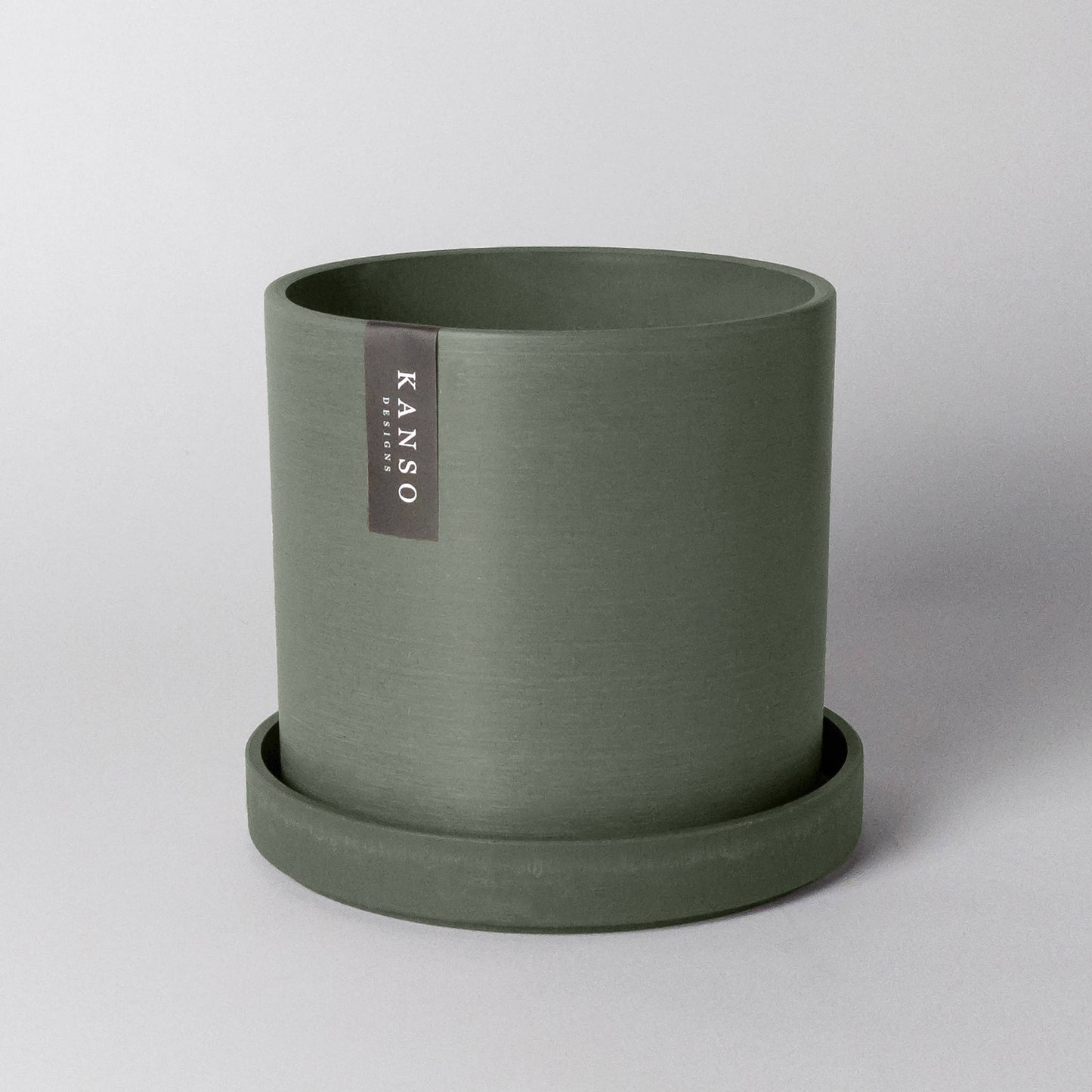 7" & 4" Signature Planters & Saucer | Earth Tones: 7" Only / Black