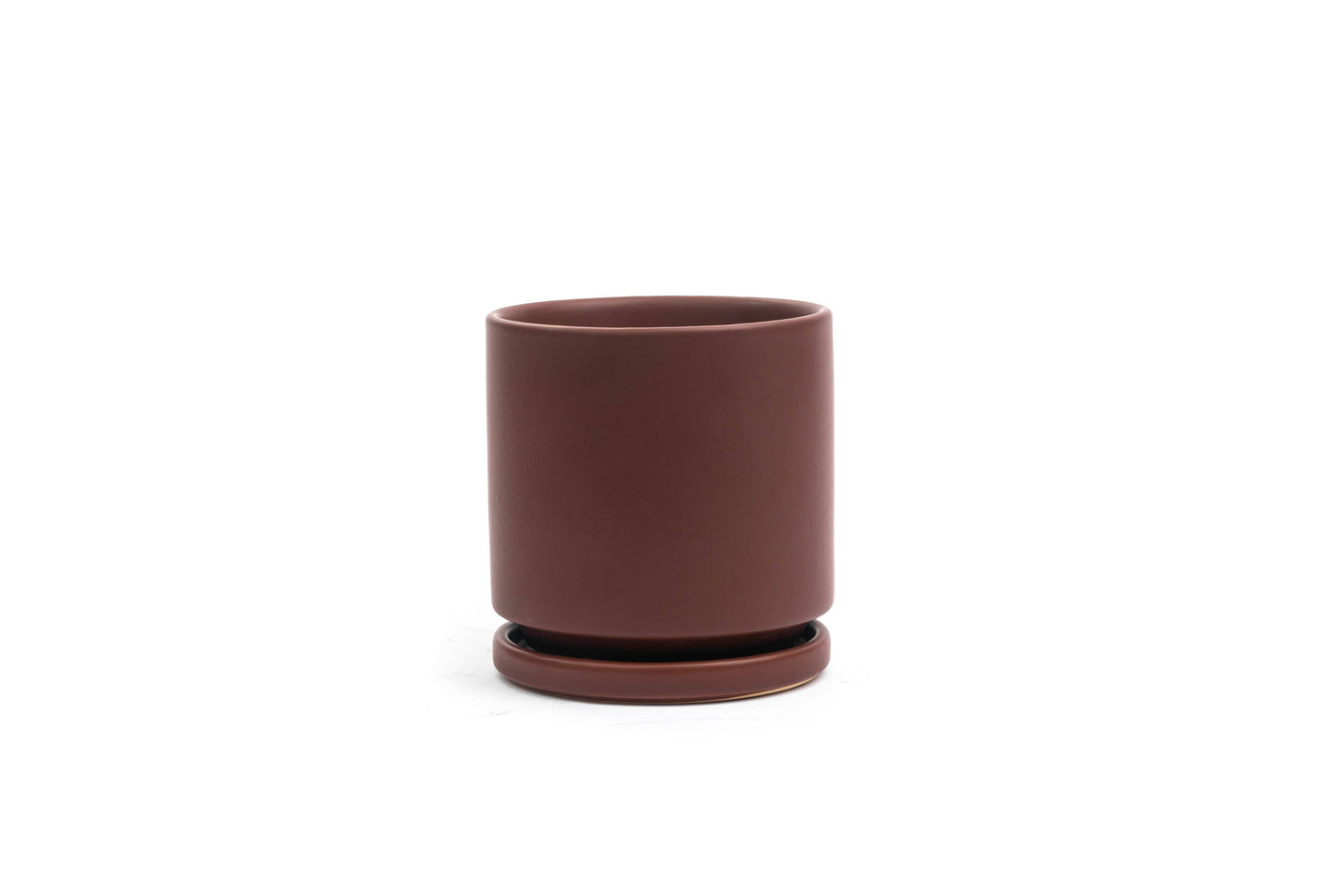 8.25" Red pots saucer