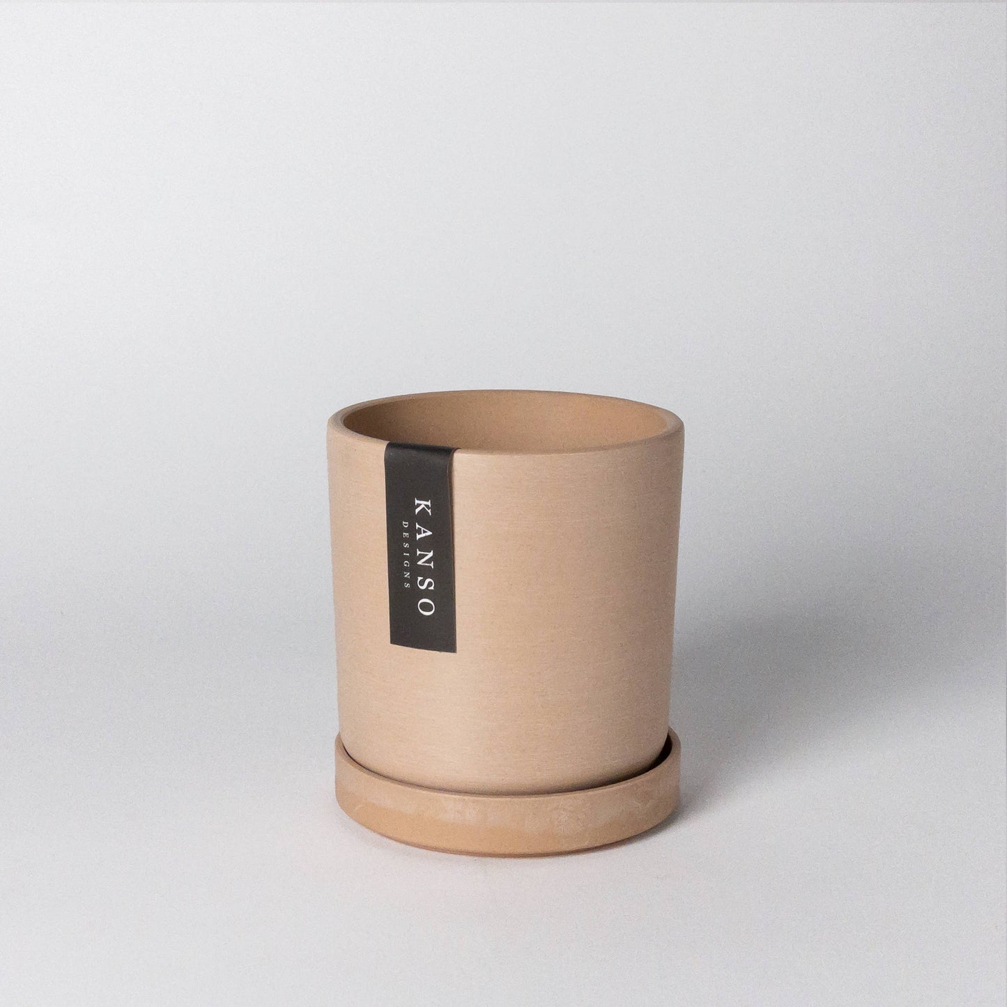 7" & 4" Signature Planters & Saucer | Earth Tones: 7" Only / Black