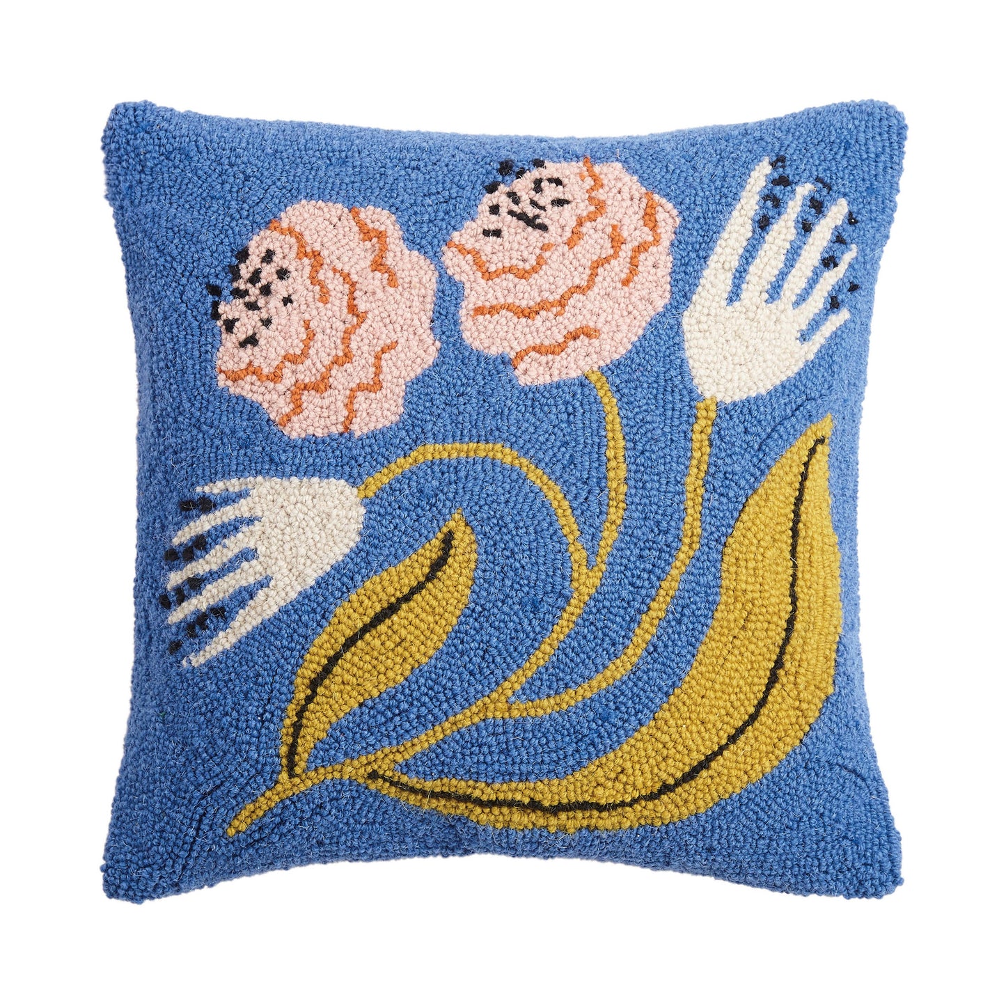 Organic Floral I Hook Pillow