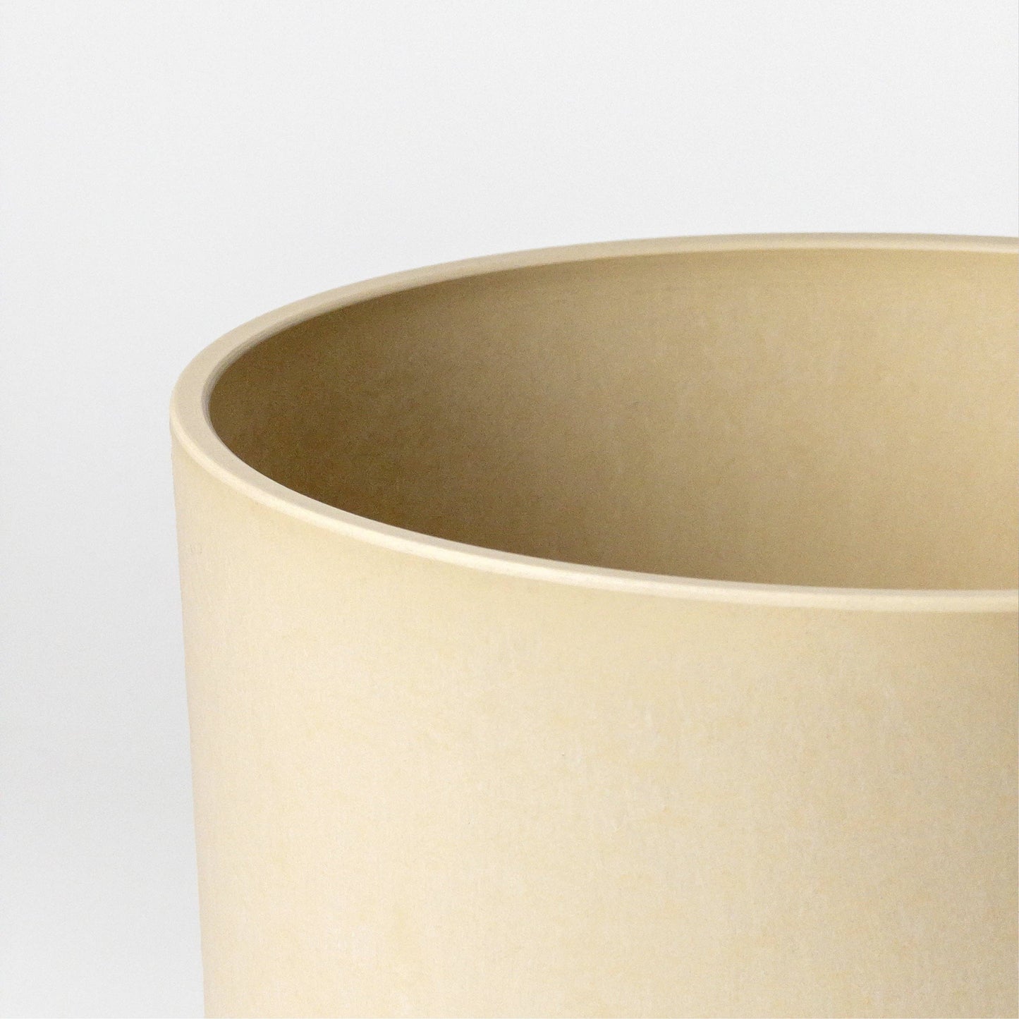 9” Signature Stone Planter & Saucer | Earth Tones: Beachwood