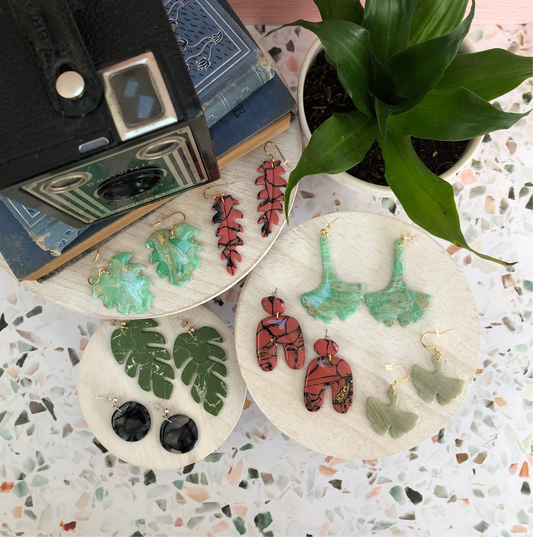 2/22 Planty Clay Earrings