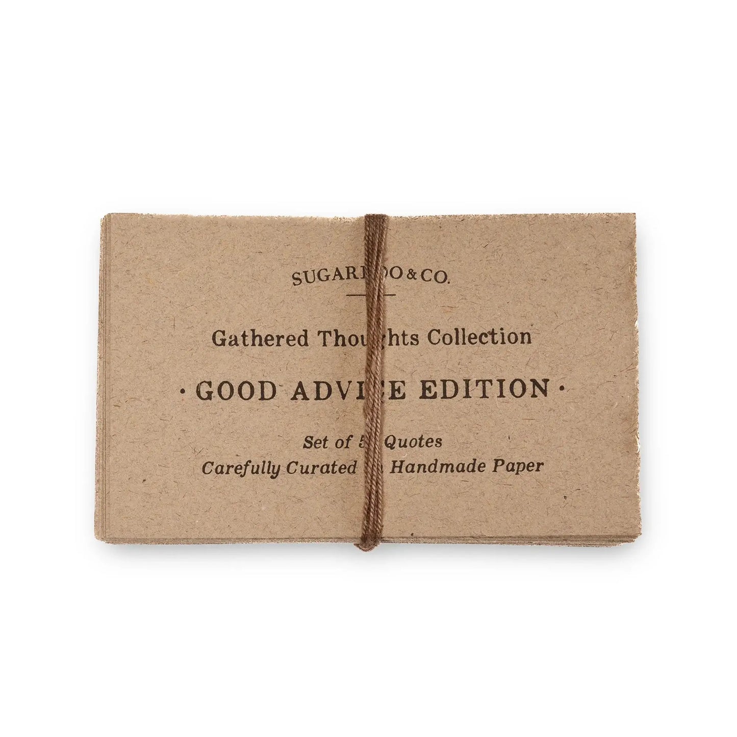 50 Gathered Thoughts of Good Advice on Handmade Paper