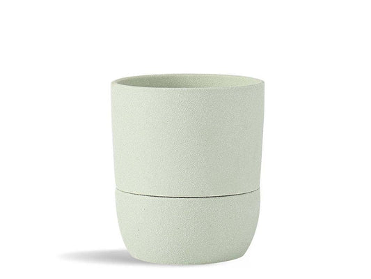 Self-watering pot, sage green 6.5"