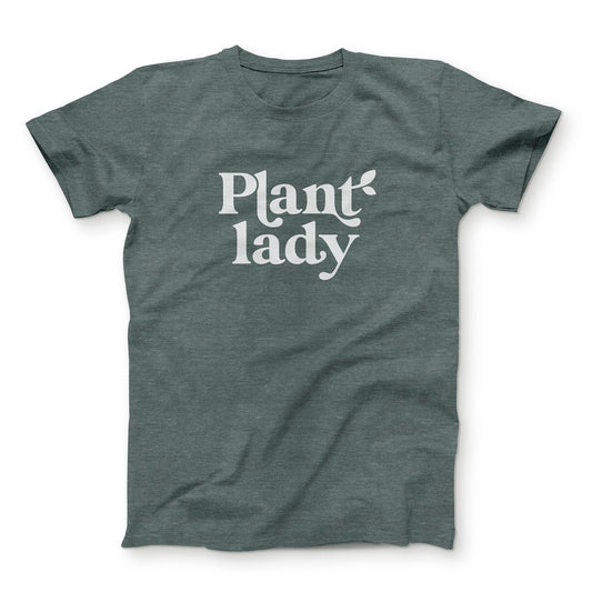 Plant Lady Tee Shirt : Forest Green