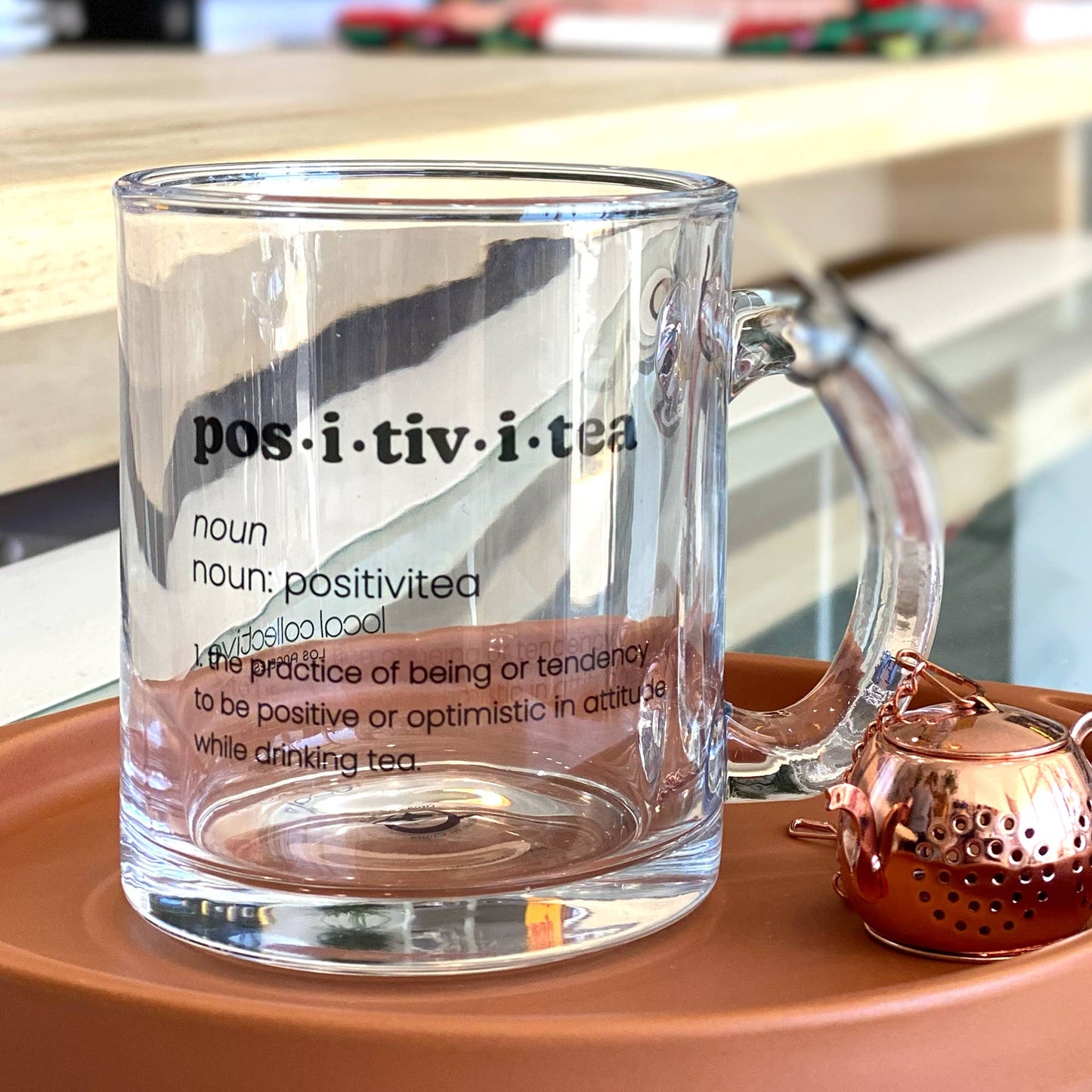 Positivitea Glass Mug