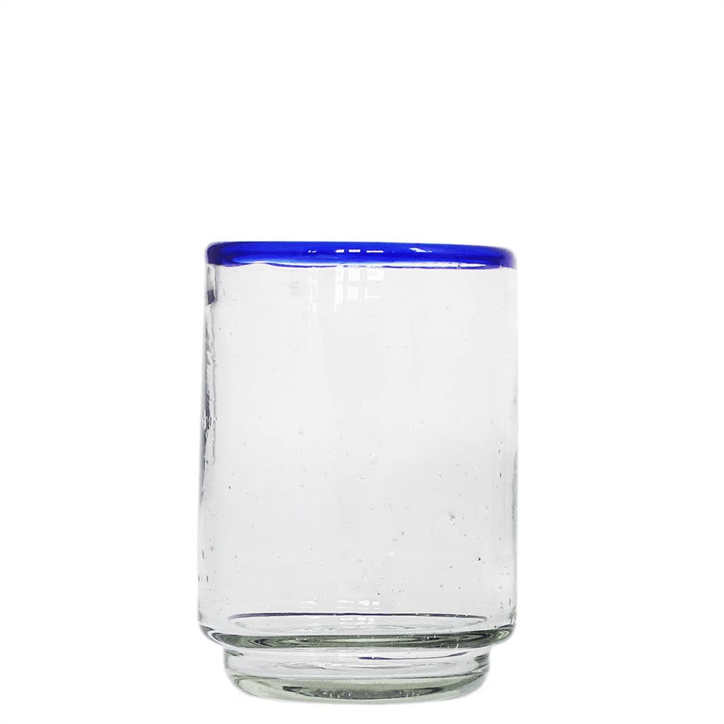 Colored Rim Stacking Glass