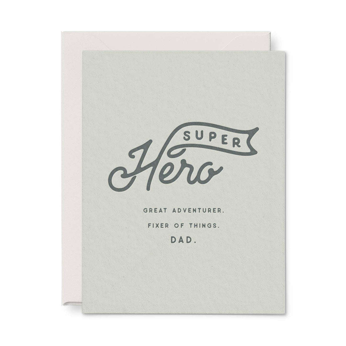 Super Hero Dad Greeting Card