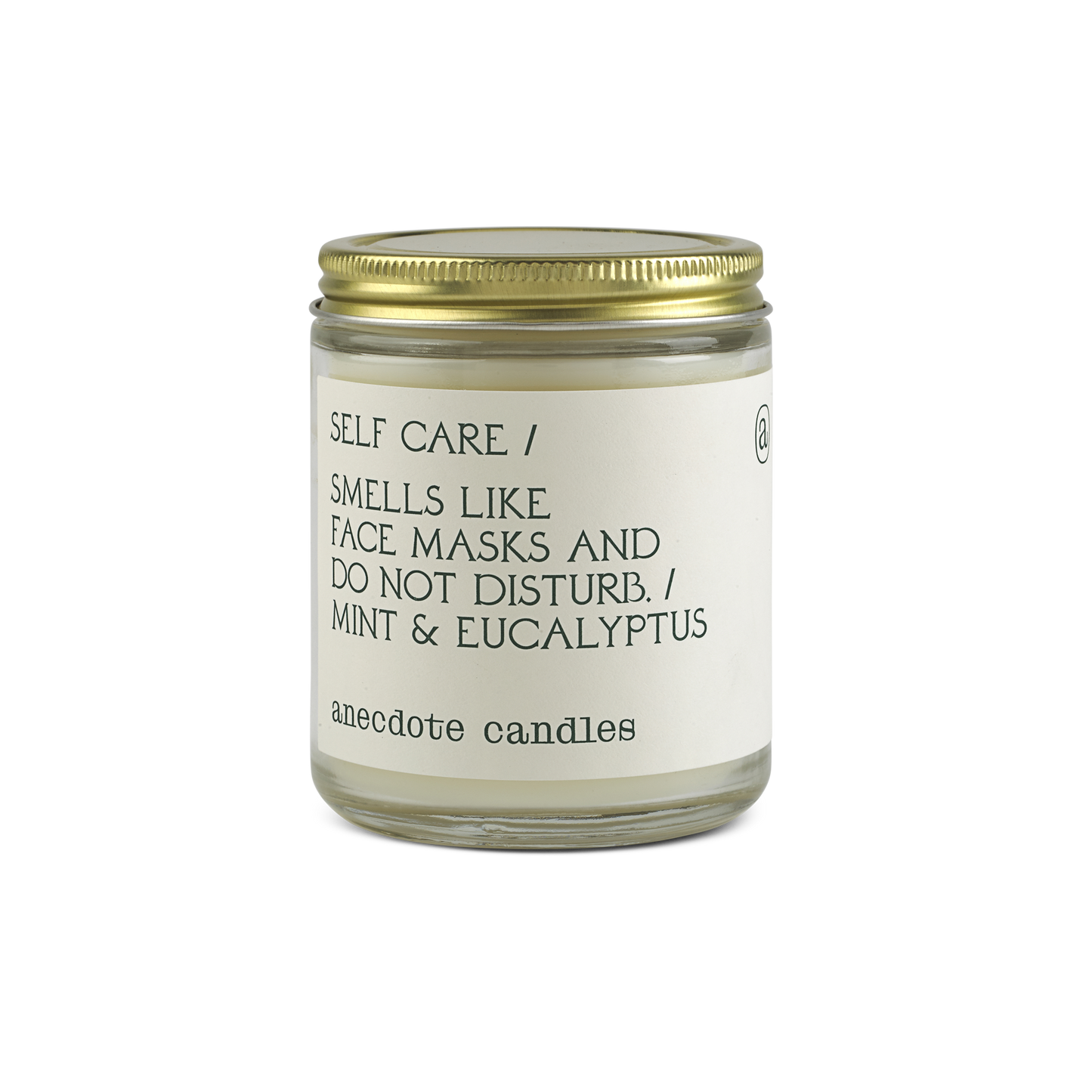 Self Care (Mint & Eucalyptus) Glass Jar Candle