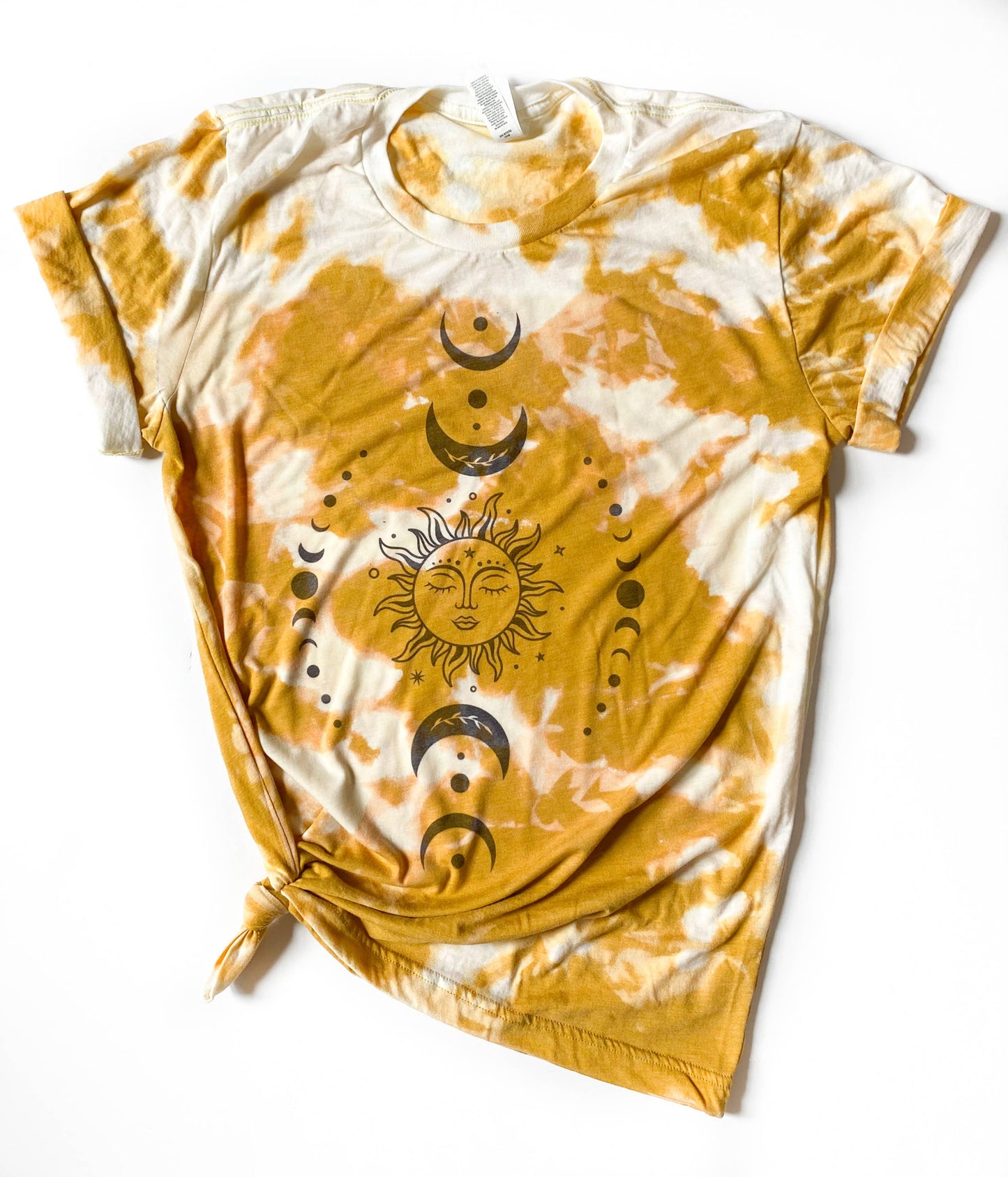 Sun and Moon Tie Dye Tee: X-Large