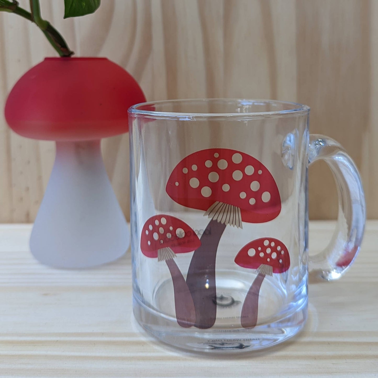 Magic Mushrooms Glass Mug