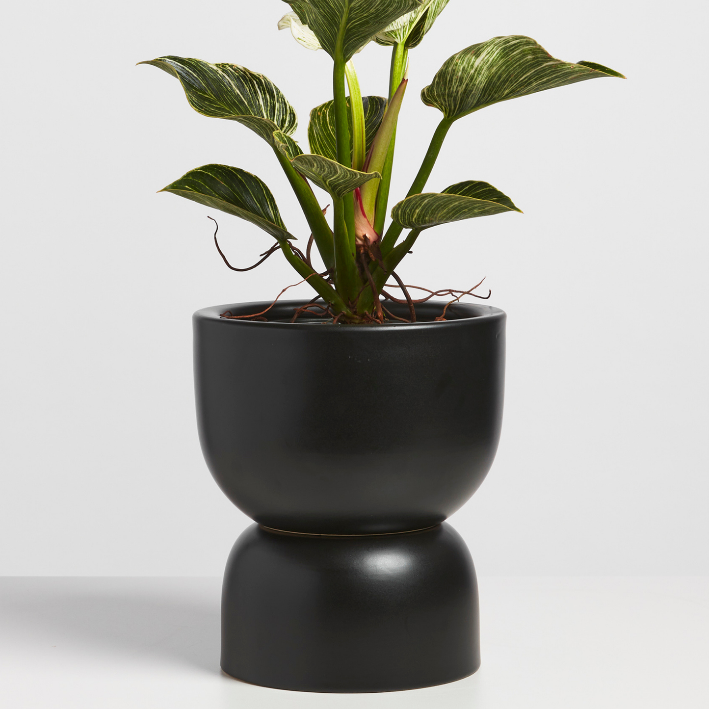 Hourglass Planter, Ceramic